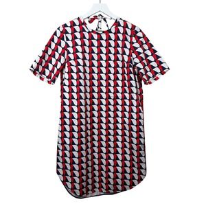COS Geometric Print Shift Dress
